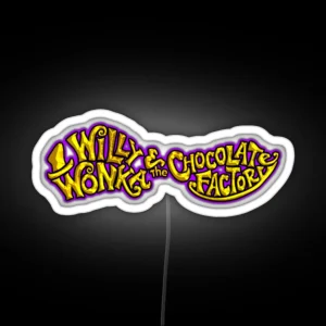 Willy Wonka RGB Neon Sign