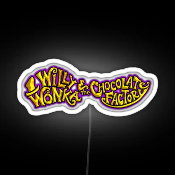 Willy Wonka RGB Neon Sign