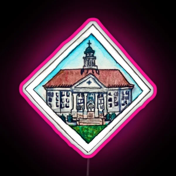 Wilson Hall RGB Neon Sign