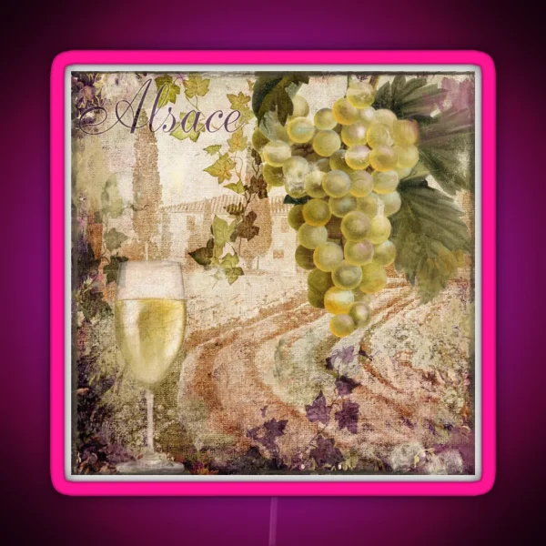Wine Country Alsace RGB Neon Sign