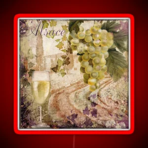Wine Country Alsace RGB Neon Sign