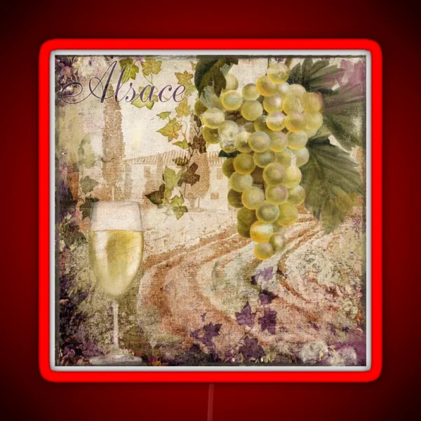 Wine Country Alsace RGB Neon Sign