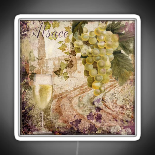 Wine Country Alsace RGB Neon Sign