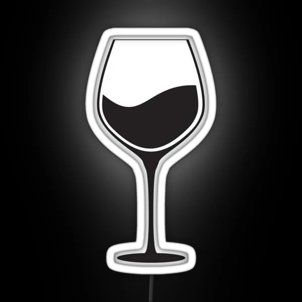 Wine Glass RGB Neon Sign