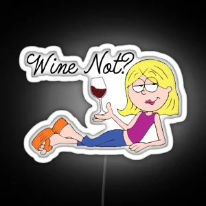 Wine Not Lizzie Mcguire RGB Neon Sign