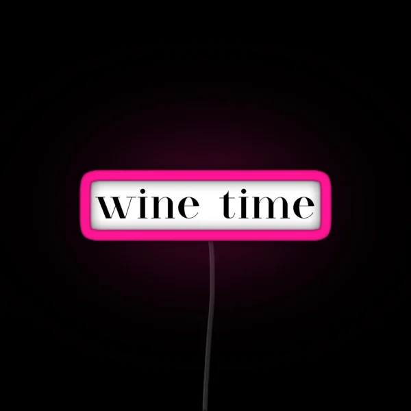 Wine RGB Neon Sign