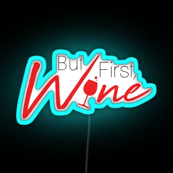 Wine RGB Neon Sign