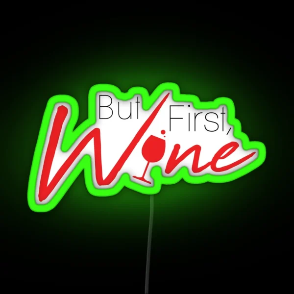 Wine RGB Neon Sign