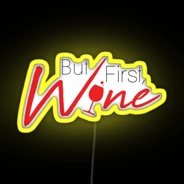 Wine RGB Neon Sign