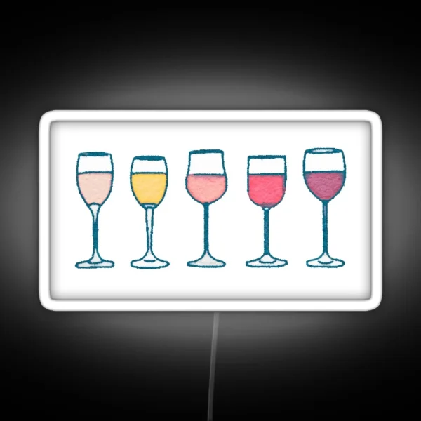 Wine RGB Neon Sign