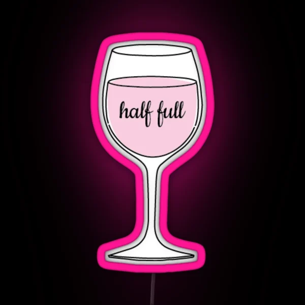 Wine RGB Neon Sign