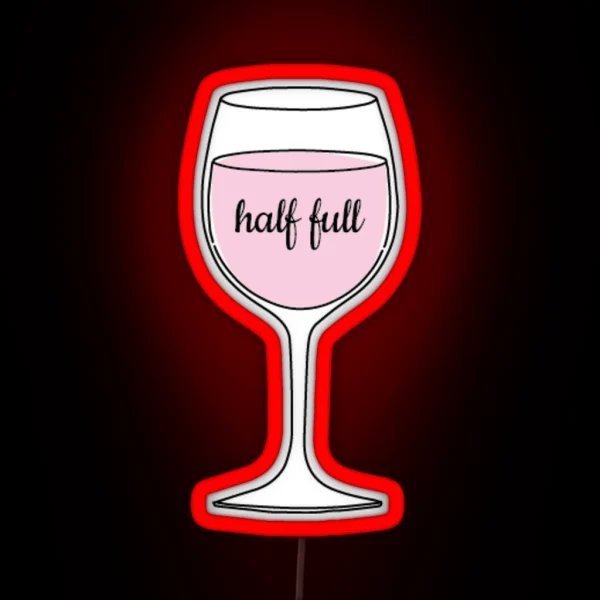 Wine RGB Neon Sign