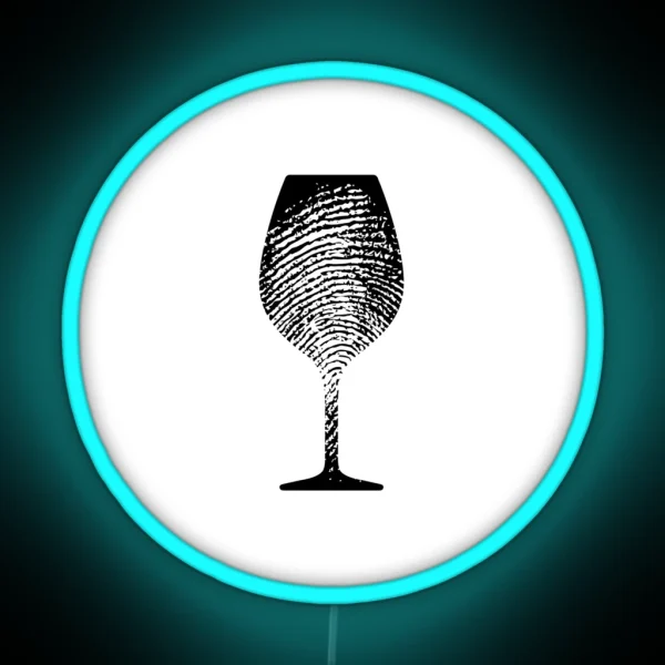 Wine Scene Investigator True Crime Lover RGB Neon Sign