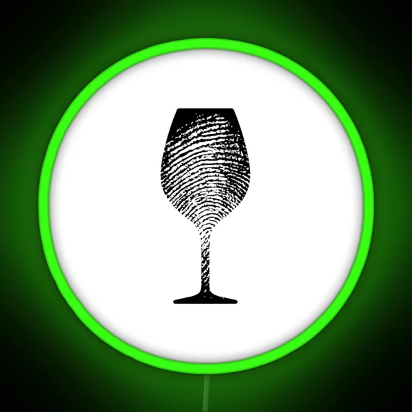 Wine Scene Investigator True Crime Lover RGB Neon Sign
