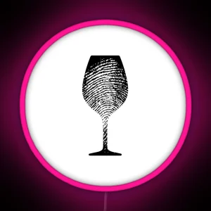 Wine Scene Investigator True Crime Lover RGB Neon Sign