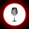 Neon Sign: Warning, Wine Connoisseur and True Crime Addict Alert Nearby.
