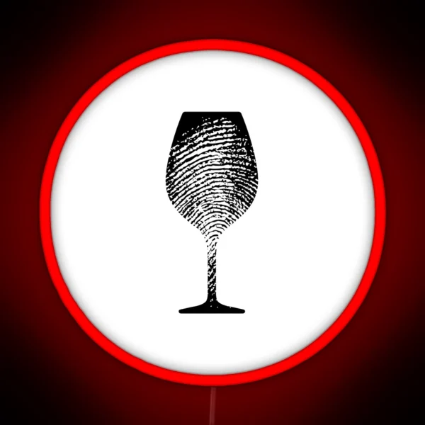 Wine Scene Investigator True Crime Lover RGB Neon Sign