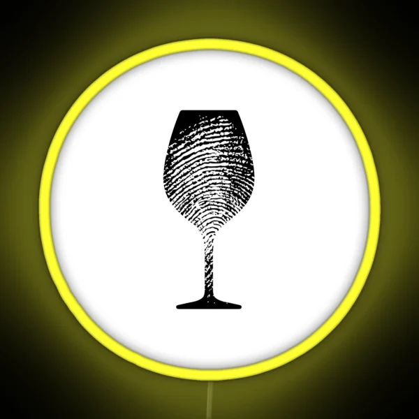Wine Scene Investigator True Crime Lover RGB Neon Sign