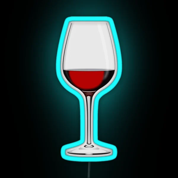 Wineglass RGB Neon Sign