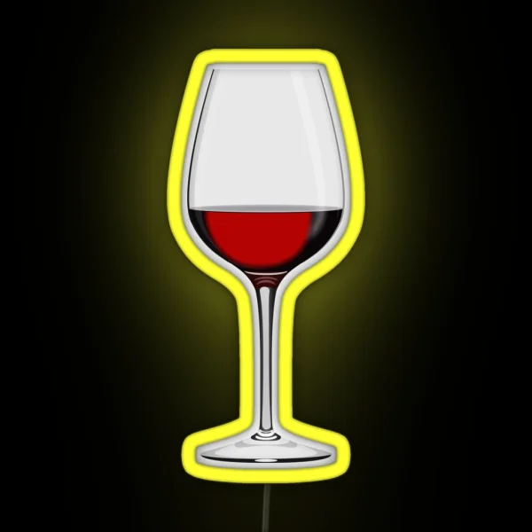 Wineglass RGB Neon Sign