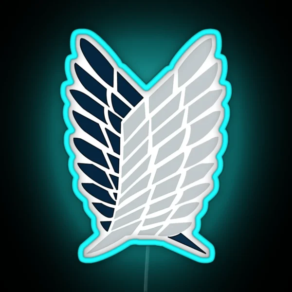 Wings Of Freedom From Attack On Taitn RGB Neon Sign
