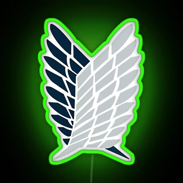 Wings Of Freedom From Attack On Taitn RGB Neon Sign