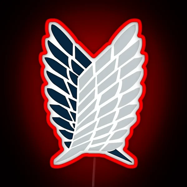 Wings Of Freedom From Attack On Taitn RGB Neon Sign