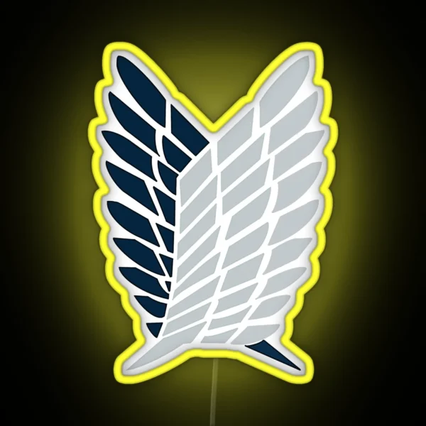 Wings Of Freedom From Attack On Taitn RGB Neon Sign
