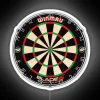 Modern RGB Neon Sign Accentuates the Winmau Blade 5 Dartboard