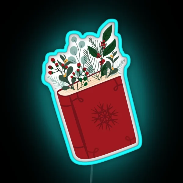 Winter Book RGB Neon Sign