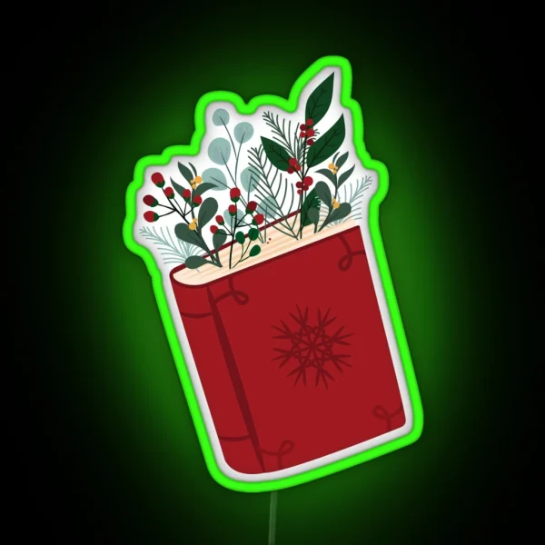 Winter Book RGB Neon Sign
