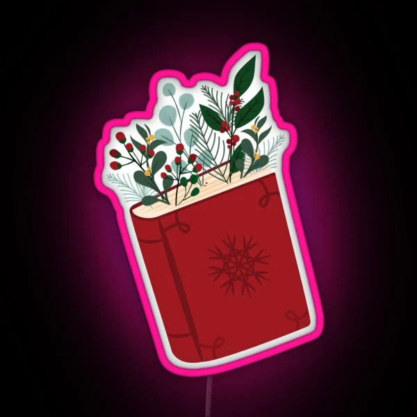 Winter Book RGB Neon Sign