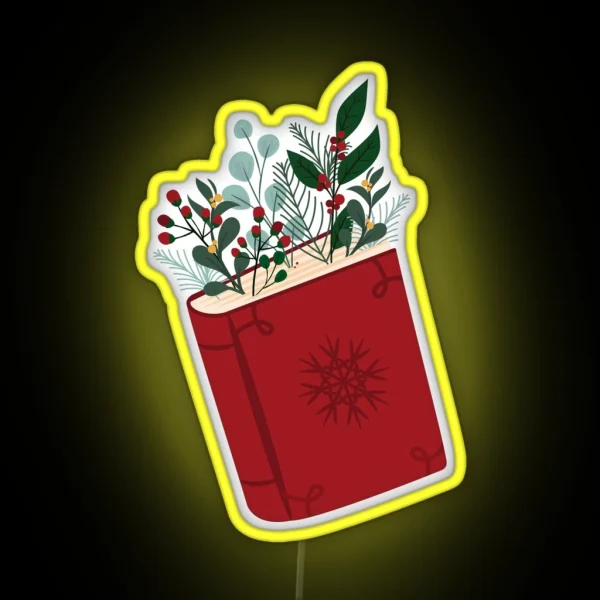 Winter Book RGB Neon Sign