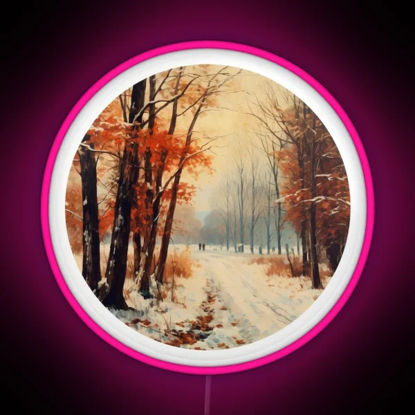 Winter Evening RGB Neon Sign