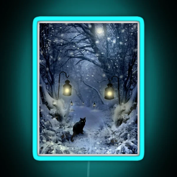 Winter Twilight RGB Neon Sign