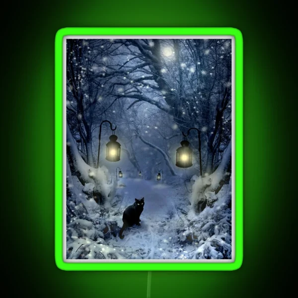 Winter Twilight RGB Neon Sign
