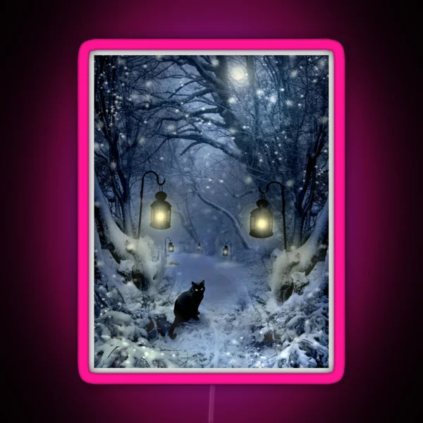 Winter Twilight RGB Neon Sign