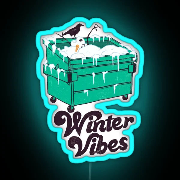 Winter Vibes RGB Neon Sign