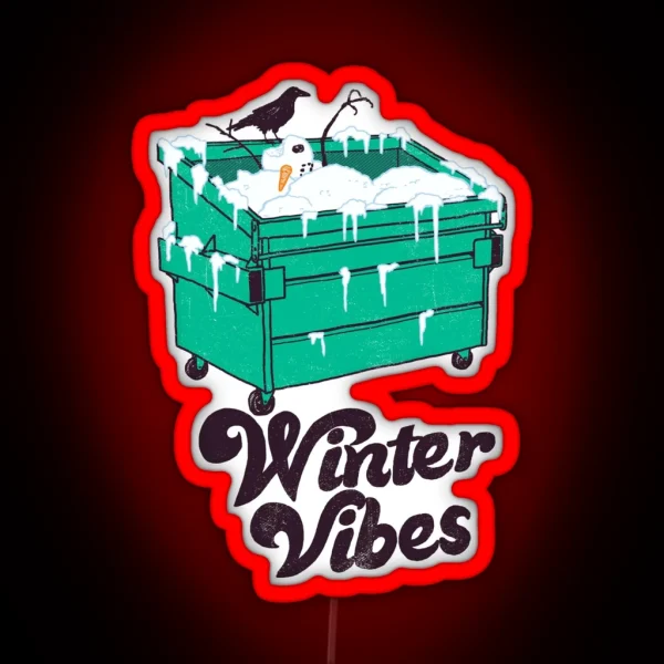 Winter Vibes RGB Neon Sign