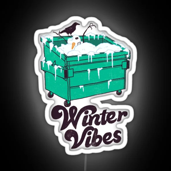 Winter Vibes RGB Neon Sign