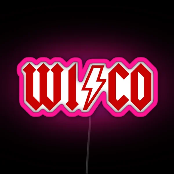 Wisco Acdc RGB Neon Sign