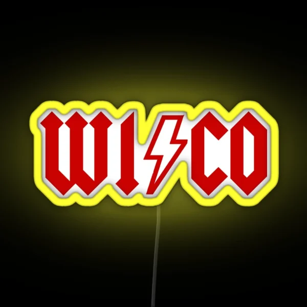 Wisco Acdc RGB Neon Sign