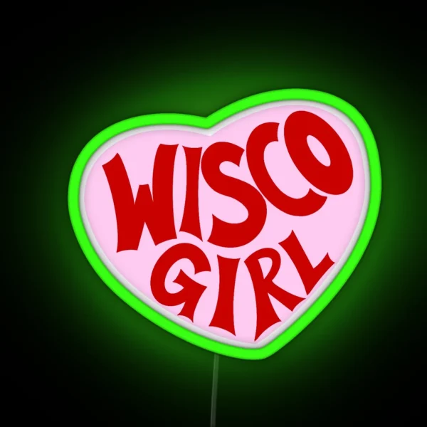 Wisco Girl RGB Neon Sign