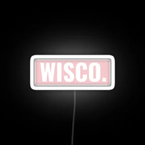 Wisco Pink Led RGB Neon Sign