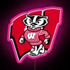 Vibrant Wisco University Alumni Spirit Decorative RGB Neon Sign Display Panel