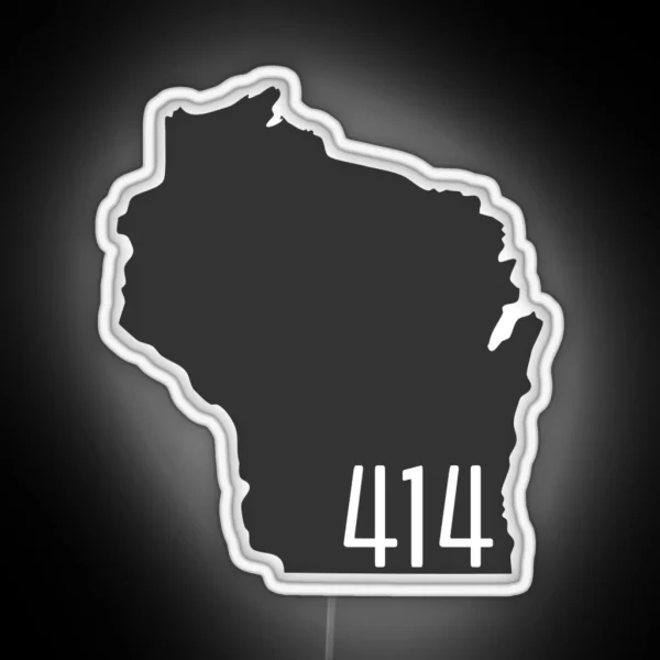 Wisconsin 414 RGB Neon Sign