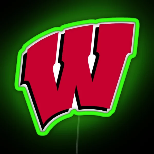 Wisconsin Badgers RGB Neon Sign