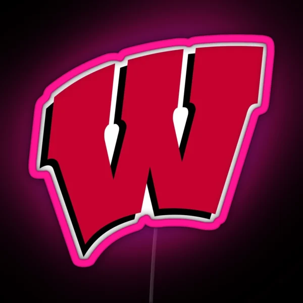 Wisconsin Badgers RGB Neon Sign