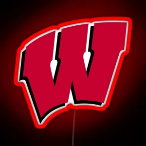 Wisconsin Badgers RGB Neon Sign