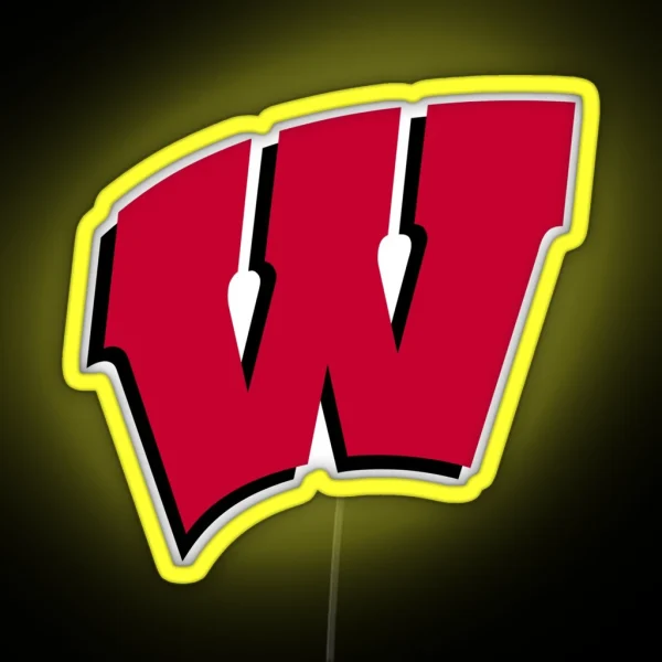 Wisconsin Badgers RGB Neon Sign